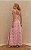 Vestido Midi Floral Decote Nuvem Em Alfaiataria - Imagem 2