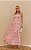 Vestido Midi Floral Decote Nuvem Em Alfaiataria - Imagem 1