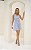 Vestido Curto Com Faixa Listra Floral Donna Ritz - Imagem 1