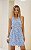 Vestido Curto Com Faixa Listra Floral Donna Ritz - Imagem 4