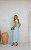 Vestido Midi Viscolinho Com Cinto Faixa Decote V - Imagem 3