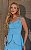 Vestido Midi Em Tricoline Decote Coração e Alças Largas - Imagem 3