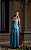 Vestido Midi Em Tricoline Decote Coração e Alças Largas - Imagem 5