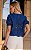 Blusa Bordada Decote Redondo e Mangas Bufantes - Imagem 4