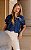 Blusa Bordada Decote Redondo e Mangas Bufantes - Imagem 2