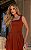Vestido Midi Em Tricoline Com Decote Quadrado - Imagem 2