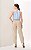 Regata Halter Em Crepe Com Renda Milalai - Imagem 3