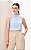 Regata Halter Em Crepe Com Renda Milalai - Imagem 1