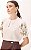 Blusa Em Crepe Manga Curta e Bordado Floral Milalai - Imagem 10