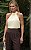 Regata Halter Yoryu Aviamento Metal Dourado Donna Ritz - Imagem 5