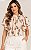 Blusa Floral Com Gola Alta e Babados Nas Mangas Doce Flor - Imagem 11