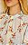 Blusa Floral Com Gola Alta e Babados Nas Mangas Doce Flor - Imagem 3