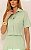 Camisa Cropped Em Tricoline Mangas Curtas - Imagem 5