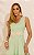 Vestido Midi Em Tricoline Evase Com Aplicação Renda - Imagem 2