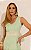 Vestido Midi Em Tricoline Evase Com Aplicação Renda - Imagem 3