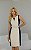 Vestido Tubo Bicolor Regata Com Cinto - Imagem 11