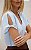 Blusa Crepe Manga Torcida Decote V Donna Ritz - Imagem 4