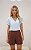Blusa Crepe Manga Torcida Decote V Donna Ritz - Imagem 3