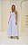 Vestido Longo Tricoline Listrado Donna Ritz - Imagem 1