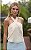Regata Halter Cruzado Yoryu Bordado Donna Ritz - Imagem 4