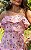 Vestido Midi Floral Em Algodão Com Babados - Imagem 5