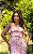 Vestido Midi Floral Em Algodão Com Babados - Imagem 4