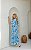 Vestido Midi Tule Floral Com Mangas Curtas e Cinto Faixa - Imagem 2
