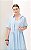 Vestido Midi Decote Coração Com Pregas Milalai - Imagem 3