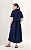 Vestido Midi Decote Coração Com Pregas Milalai - Imagem 9