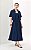 Vestido Midi Decote Coração Com Pregas Milalai - Imagem 7