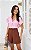Blusa Prega E Manga Tulipa Donna Ritz - Imagem 1