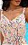 Vestido Curto Yoryu Floral Com Babado Duplo Donna Ritz - Imagem 2