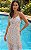 Vestido Longo Yoryu Floral Busto Com Franzido Donna Ritz - Imagem 2