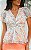 Blusa Yoryu Floral Busto Com Torcido Donna Ritz - Imagem 2