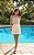 Regata Halter Yoryu Floral Gola Franzida Donna Ritz - Imagem 9