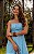 Vestido Midi Em Tricoline Com Recortes no Busto - Imagem 5