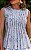 Blusa Decote Redondo Floral Com Pregas Verticais - Imagem 3