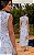 Blusa Decote Redondo Floral Com Pregas Verticais - Imagem 7
