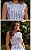 Blusa Decote Redondo Floral Com Pregas Verticais - Imagem 8