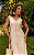 Vestido Midi Bicolor Com Decote V E Zíper Frontal - Imagem 4