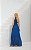 Vestido Longo Chiffon Com Gola Alta E Cinto - Imagem 2