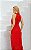 Vestido Longo Chiffon Com Gola Alta E Cinto - Imagem 7