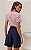Blusa Viscolinho Decote Em V Com Renda - Imagem 3