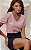 Blusa Viscolinho Decote Em V Com Renda - Imagem 4