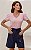 Blusa Viscolinho Decote Em V Com Renda - Imagem 2