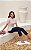 Blusa Decote Redondo Peplum Em Laise Com Faixa - Imagem 3