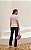 Blusa Decote Redondo Peplum Em Laise Com Faixa - Imagem 4