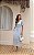 Vestido Midi Em Algodão Bordado Decote V - Imagem 6
