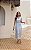 Vestido Midi Em Algodão Bordado Decote V - Imagem 3