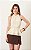 Regata Em Crepe Peplum Gola Alta Milalai - Imagem 9